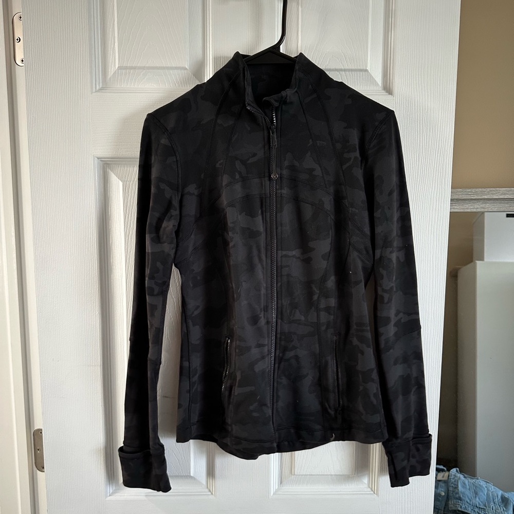 Lululemon define jacket black camo